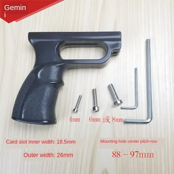 

Loose Hollow Handle 7-Word Player Grip Stainless Steel Slingshot Plastic Handle Clip Player over 14 Years Old