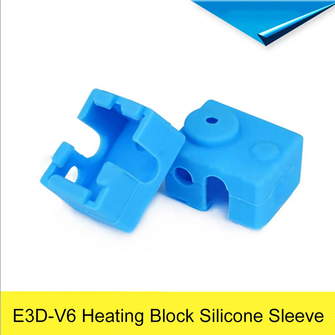 

Silicone Sock Cover Case High Temperature Protection Blue Case For E3D V6 Aluminum BlockHot end cover 3D Printer Accessories