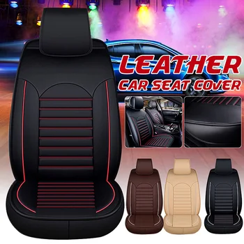 

Universal Car Seat Cover PU Leather Auto Covers Vehicle Protector Styling Interior Accessorie For hyundai For audi For mitsubish