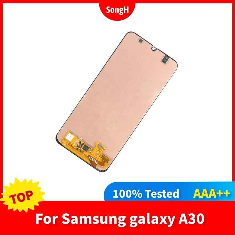 100% новый ЖК-дисплей с сенсорным экраном и дигитайзером в сборе для Samsung Galaxy A30 A307