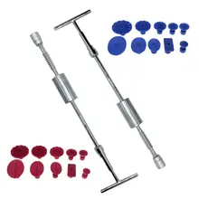 Tools Auto Repair Tool Car Dent Repair Dent Puller Kit 2 in 1 Slide Hammer Reverse Hammer Glue Tabs Suction Cups