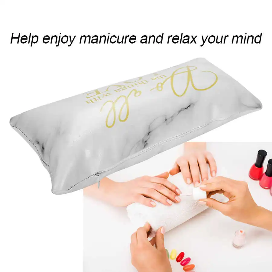 Nail Art подушка из искусственной кожи подушки для рук коврик маникюра
