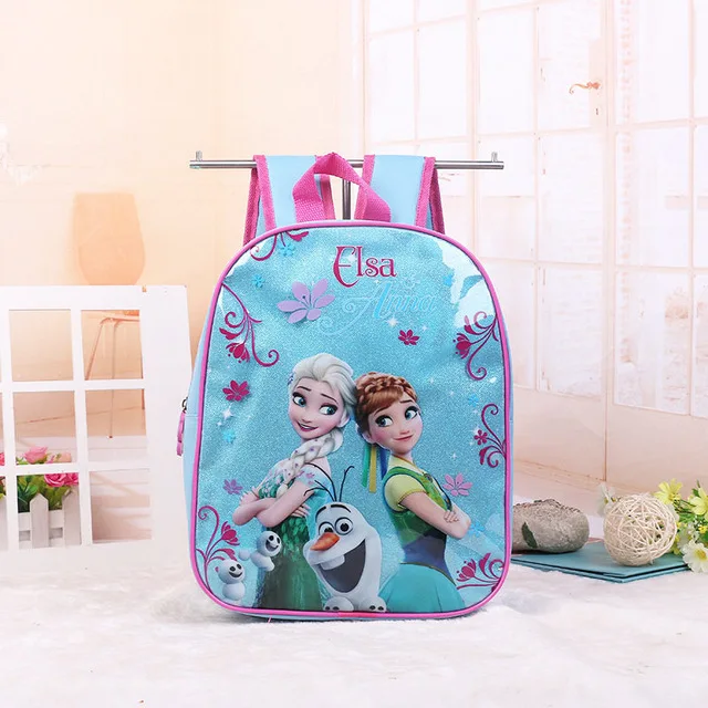 Дисней мультфильм принцесса детский рюкзак детский сад сумка Холодное сердце Эльза Сумочка девочка мальчик подарок сумка для школьников книга для хранения - Цвет: 6