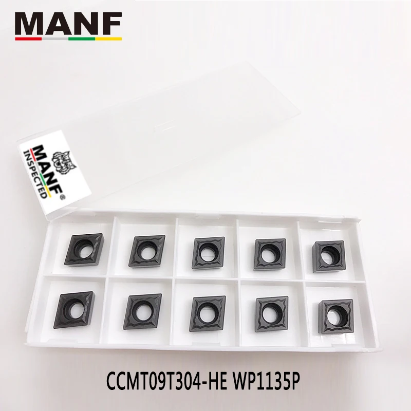 Токарный инструмент MANF, расточные пластины CCMT09T304 CCMT09T308, карбидные вставки, токарный инструмент, держатель токарного станка с ЧПУ