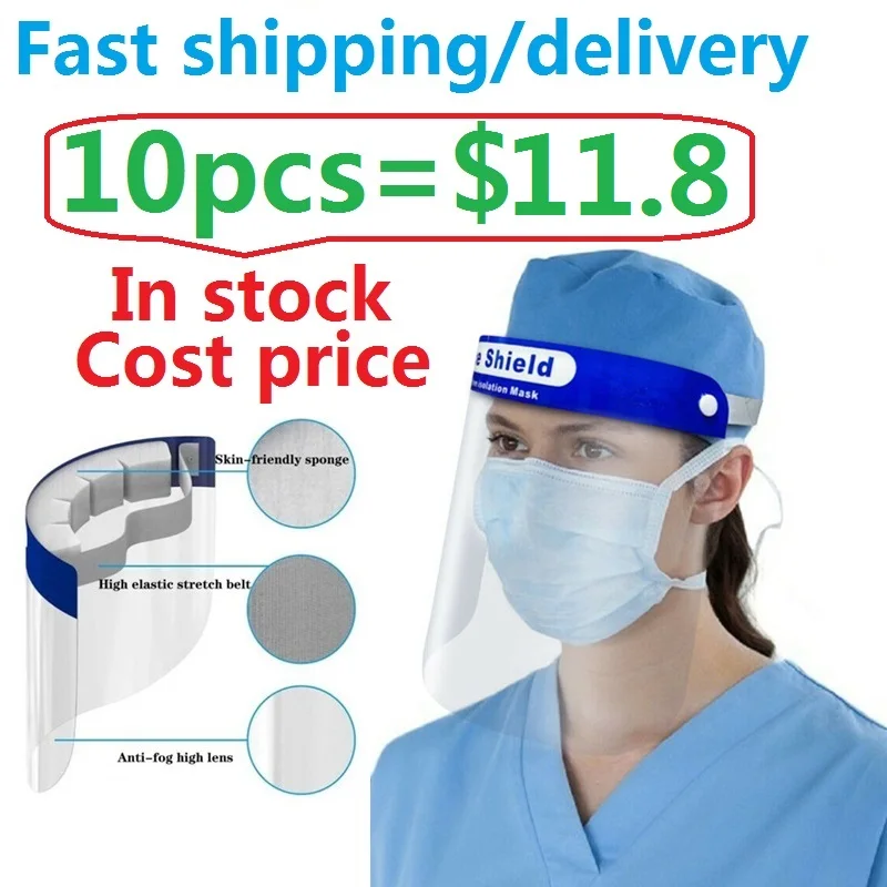 Splash Proof Protective Face Shield Reusable Full Face Protective Mask Saliva Protection Clear Visor Respirator|Mascarillas de mujer| - AliExpress