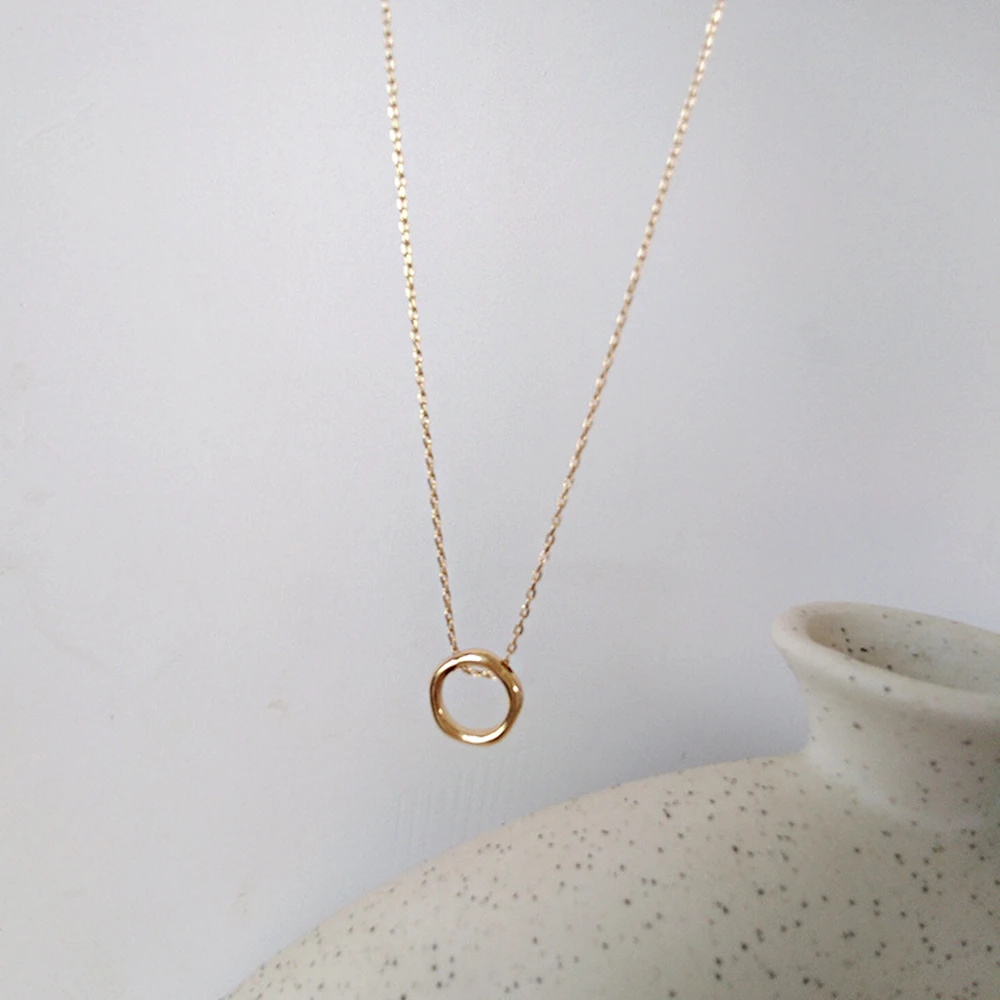 Contracted Fashion Irregular Geometry Necklace Women Collarbone Neck Necklace Chain