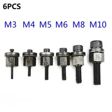 Hand Rivet Nut Head Nuts Easy Installation Riveter Tool Tip Mandrel Head Replacements M3 M4 M5 M6 M8