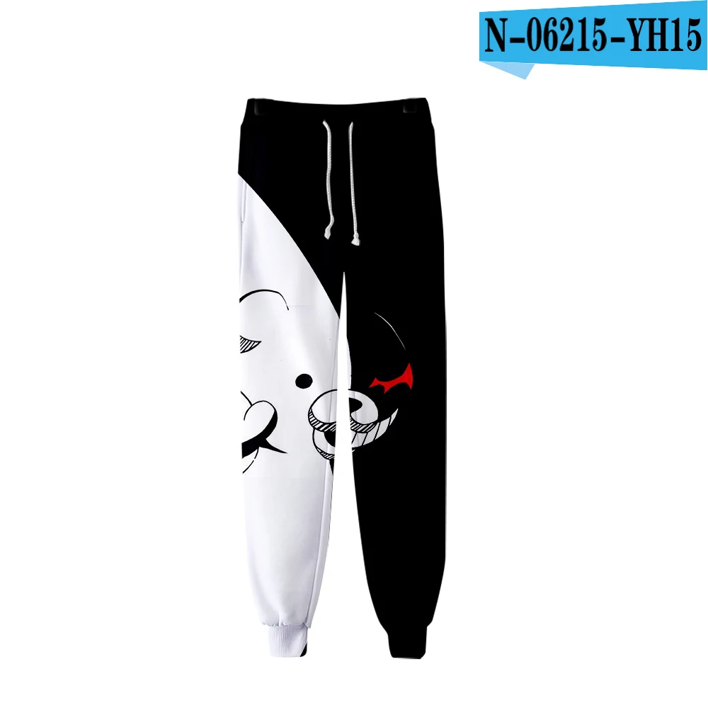 Monokuma спортивные брюки унисекс для ролевых игр повседневные тонкие секции плюс бархат утолщение Хип Хоп брюки - Цвет: 5