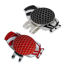 2 шт сплав Гольф Магнитный маркер мяча с шляпой клип аксессуары для гольфа 2 цвета