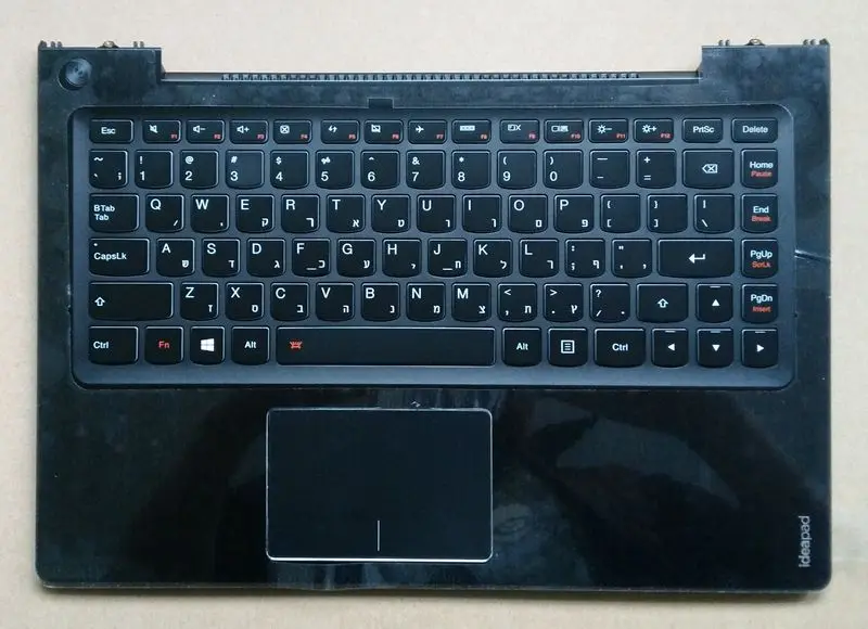 Для lenovo Ideapad U430 U430P Упор для рук крышка клавиатура США верхний чехол с тачпадом без подсветки Черный