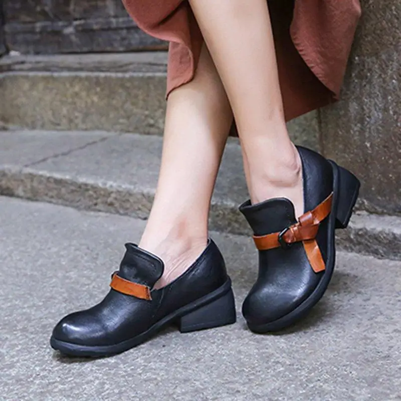 

WENYUJH Drop Shipping 2019 New Fashion Women Mid-Heeled With Shallow Mouth Women Shoes Shoes Size Mujer Autumn Hot Sale