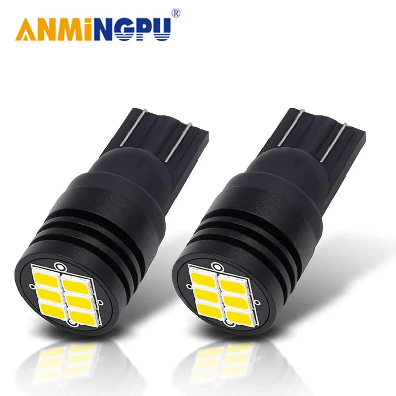 

ANMINGPU Signal Lamp W5W Canbus 194 168 Led T10 W5W 3020SMD No Error Clearance Lights Interior Dome Reading Light White 12-24V