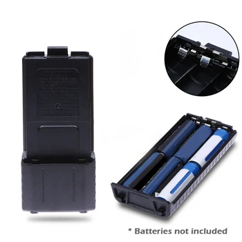 

Professional Holder 6AA Box Power Extended Accessories Practical Battery Sotrage Case DIY Durable For Baofeng Radio BF-UV5R
