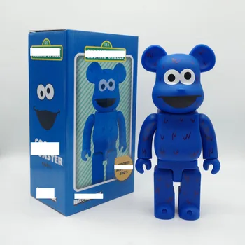 

2 Style Street Art 400% Hot Sale Bear Brick Sesame PVC Action Figure Toy Collection Model Decoration