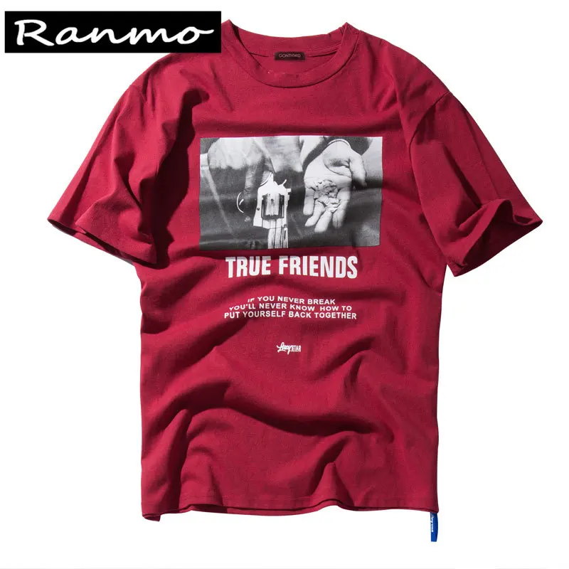 

Hip Hop Hands Printed Short Sleeve T Shirts 2020 New Spring Summer Casual Cotton Tops Tees Mens Streetwear Tshirts