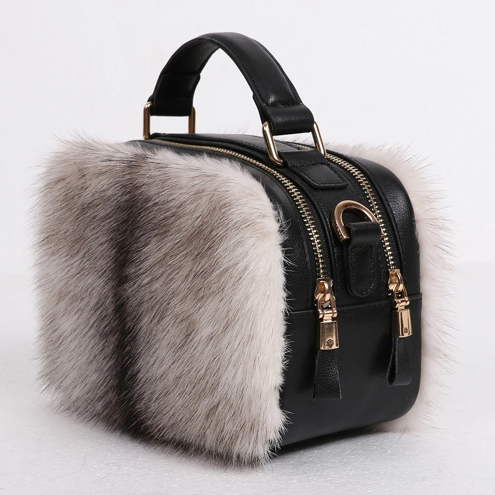 mink fur handbags