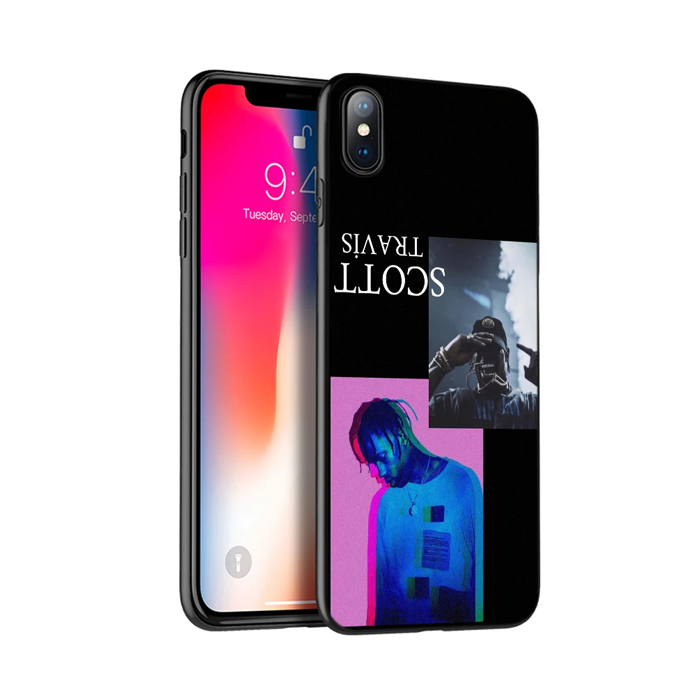 Черный чехол ТПУ для iphone 5 5s se 6 6s 7 8 plus x 10 чехол силиконовый чехол для iphone XR XS 11 pro MAX чехол Трэвиса Скотта astroworld