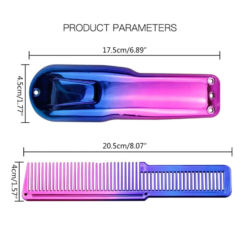 Аксессуары для стрижки волос, гребень, гребни для стрижки, Парикмахерская задняя крышка корпуса