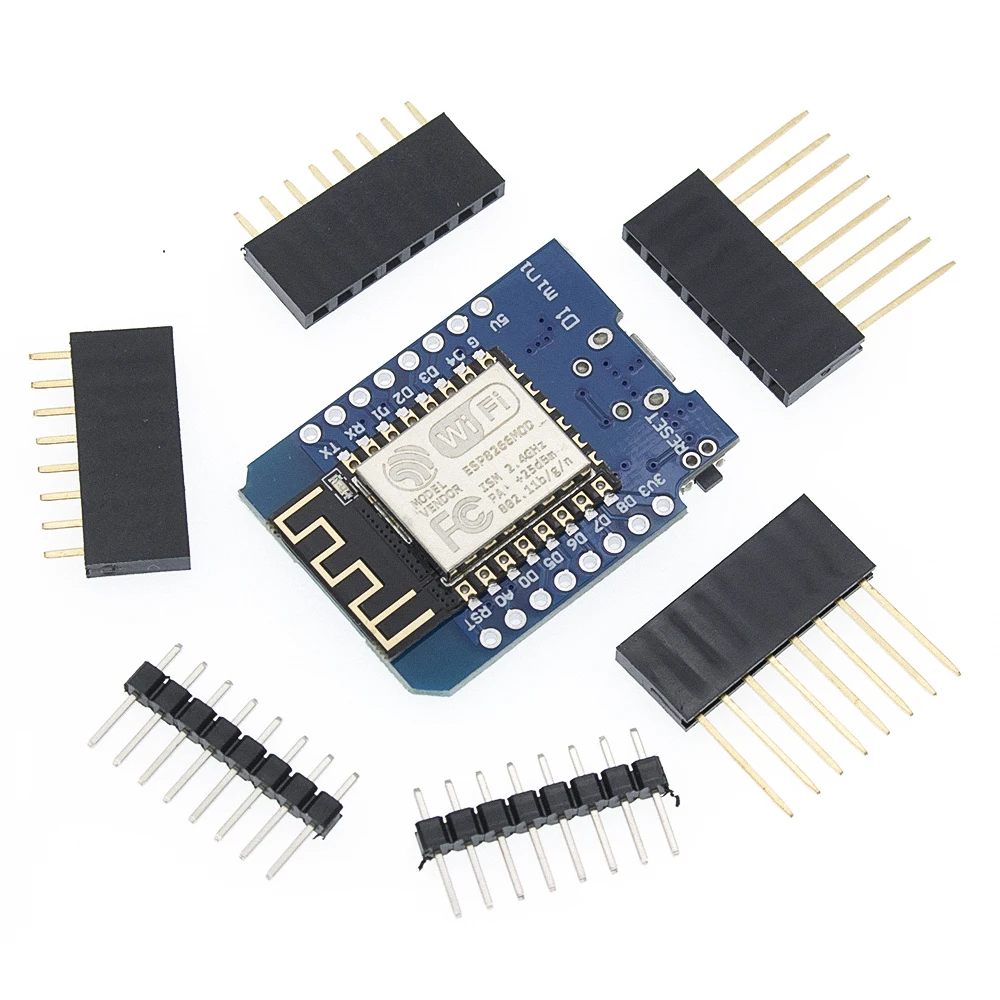 ESP8266 ESP-12F WeMos D1 Мини модуль WiFi макетная плата CH340G Micro USB 3,3 В на основе ESP-8266EX 11 цифровой Pin