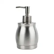 400 мл 304 Нержавеющая сталь мыла прочный Пресс флакон для лосьона для отеля, принадлежности для ванной комнаты-стойкая мыло Бутылочки для шампуня