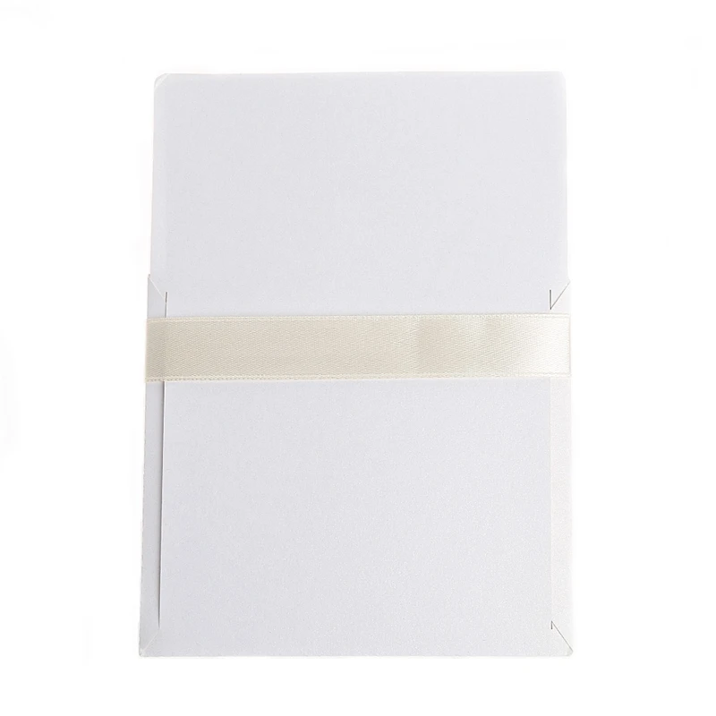 10Pcs Wedding Invitation Cards Kit with Envelopes Seals Personalized Printing D08D - 4000357835498