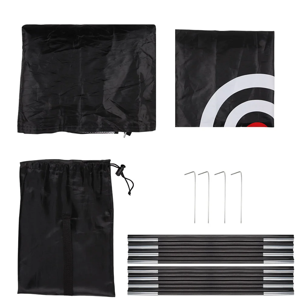 

practice net against cage golf practice net sport Portable indoor golf (2 meters tent net with cut hole black)