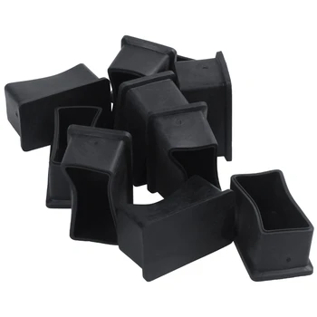 

New Rubber Chair Table Foot Cover Furniture Leg Protectors 25x50mm 10 Pcs