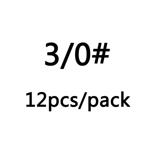 1 упаковка Mustad 10881NP рыболовные крючки 1/0-11/0# оригинальные рыболовные крючки для Глубоководной Рыбалки - Цвет: size3-0-12pcs