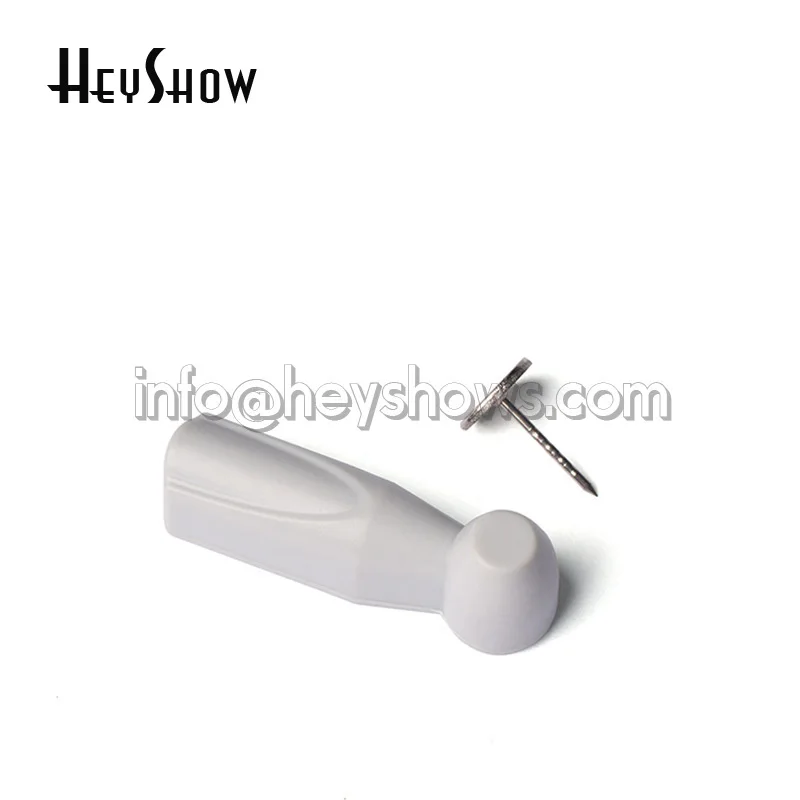100 Pcs AM 58KHZ EAS 보안 도난 방지 하드 태그 슈퍼마켓 의류 가방 모자 용 자기 사운드 감지 45x12mm