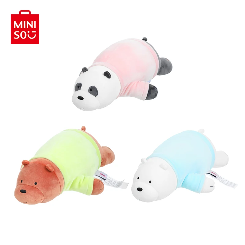 Miniso We Bare Bears Plush Toy 30cm 