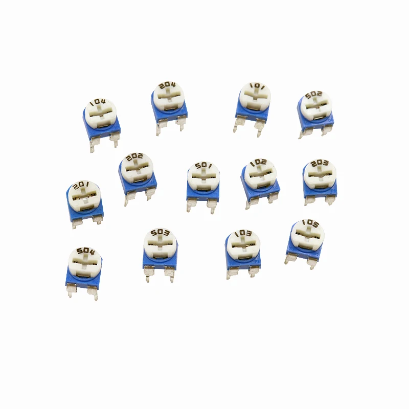 20pcs RM065 Trimpot Trimmer Potentiom Variable Resistor RM-065 103 10K 1M 500K 200K 100K 50K 20K 10K 5K 2K 1K 500R 200R 100R metal film resistor,smd resistor,smd chip resistor