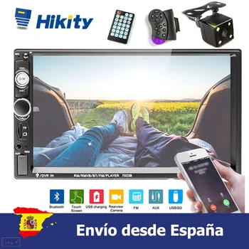 

Hikity 7 ''Car Radio HD Player MP5 Touch Screen 2 din support Mirror Link Bluetooth Multimedia Build-in autoradio FM AUX USB SD
