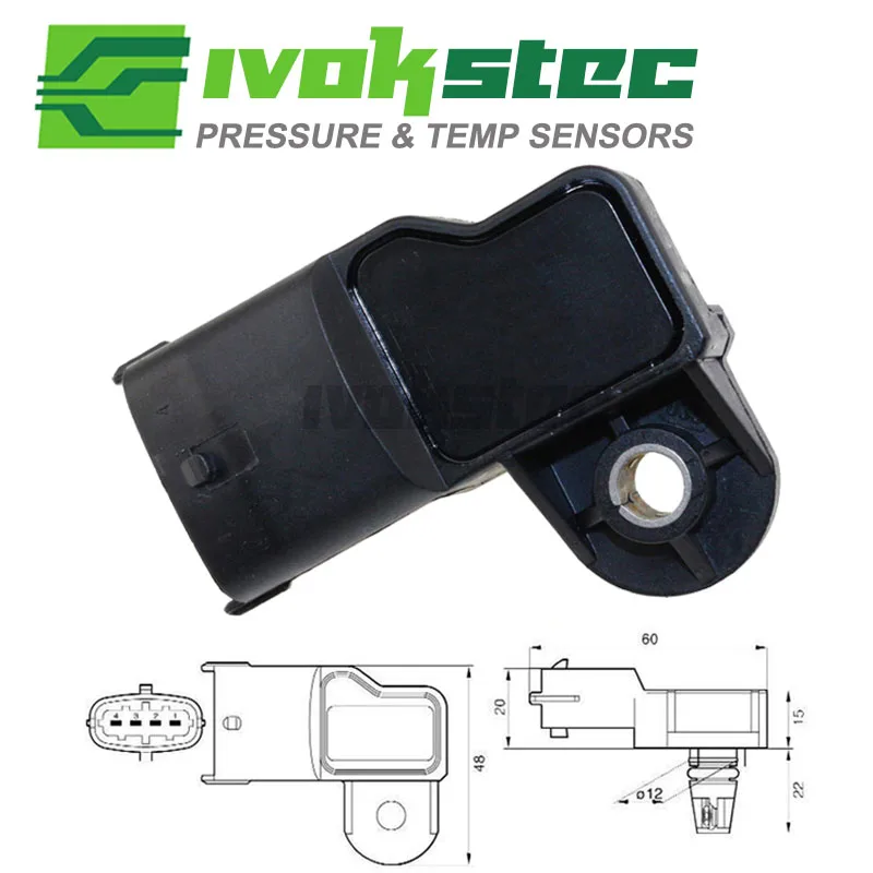 Датчик давления впускного воздуха 0281002845 для Opel Vauxhall Astra H J Corsa модели Insignia Meriva Zafira B