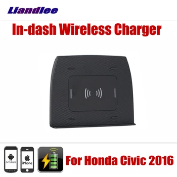 

Liandlee Car Wireless Phone Charger For Honda Civic 2016 Center Console Organizer Fast Charging Armrest Box Storage