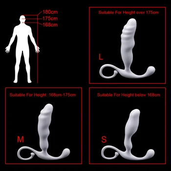 IKOKY Anal Butt Plug G-spot Stimulator Male Anal Prostate Massager Sex Toys for Men Masturbation Adult Products Erotic Toys 6