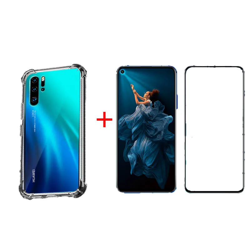 Чехол для huawei Honor 20 Защитная Прозрачная Задняя накладка чехла из ТПУ Pro защитный