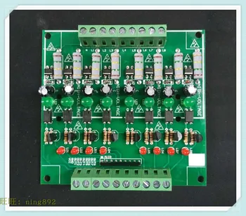 

8-channel 220V Optocoupler Isolation Module/220V Detection Module/AC Detection Module/card Guide Enhanced Version