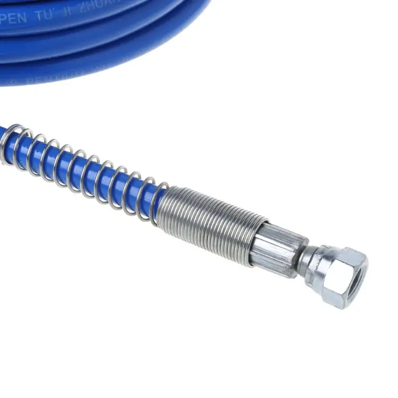 15m/10M/7.5M Airless Paint Spray Hose Tube Pipe 5000PSI Sprayer Fiber For Sprayer Gun New