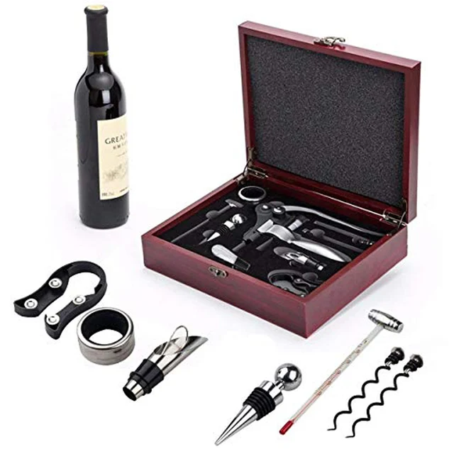 Set Cavatappi Professionale 8 Pezzi - Con Aeratore E Accessori Vino - Foto 6