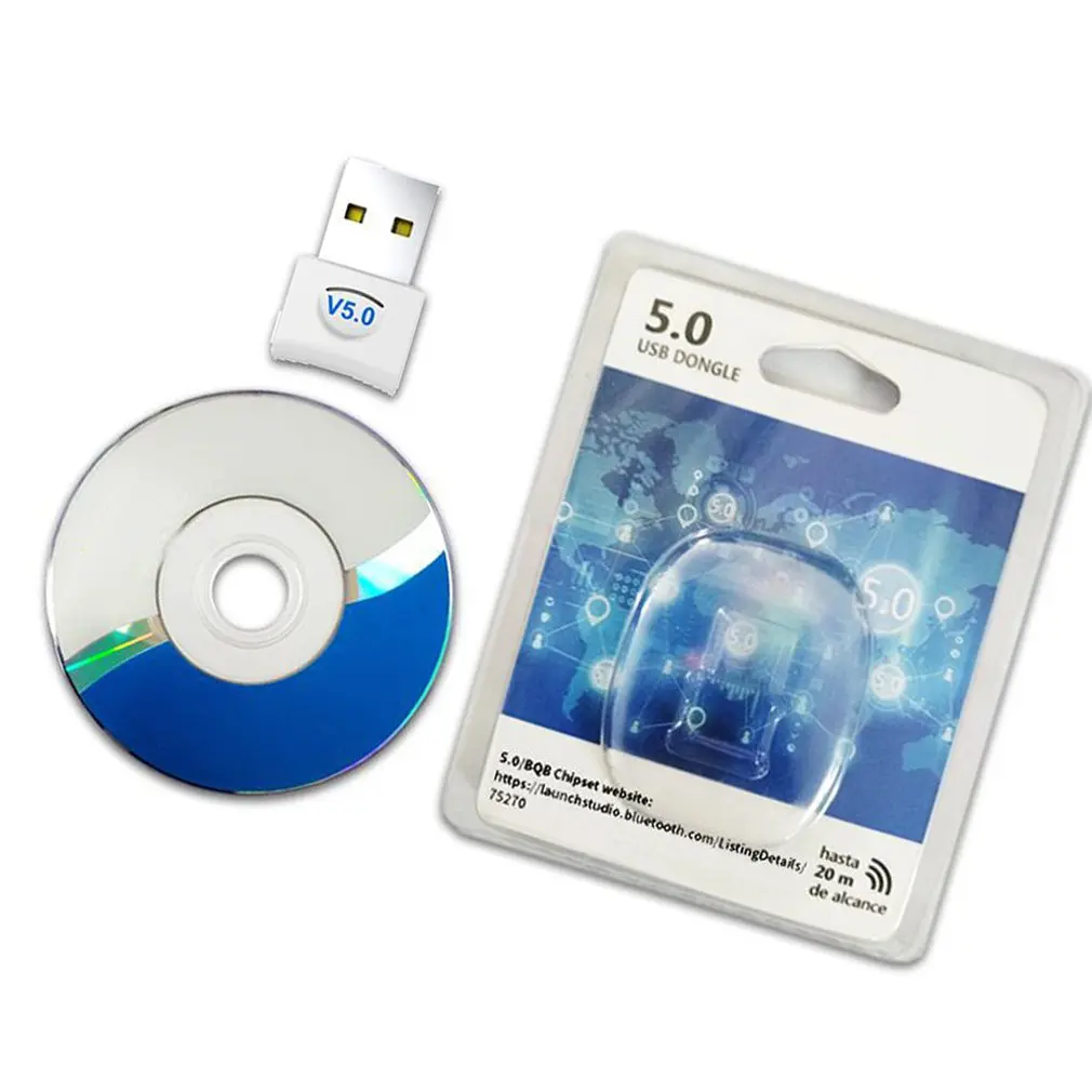 Bluetooth адаптер V5.0 USB Bluetooth адаптер приемник беспроводной мини USB компьютер беспроводной Wifi Аудио приемник аудио передатчик