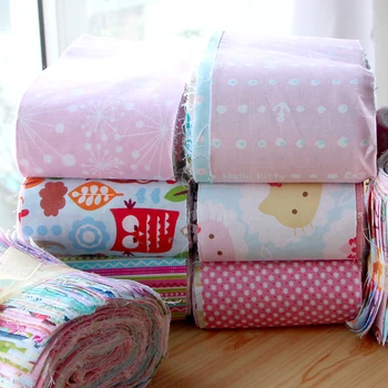 

50 pieces of non-repetitive cartoon floral cotton DIY quilt roll jelly roll cloth art modeling 9*120cm 9*80cm 9*40cm 9*40cm mixe
