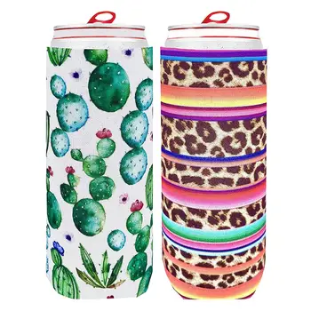 

2Pcs Can Sleeve Neoprene Sleeve Can Beer Holder Wine Bags Wine Cooler Wine Coasters Synthetic Material