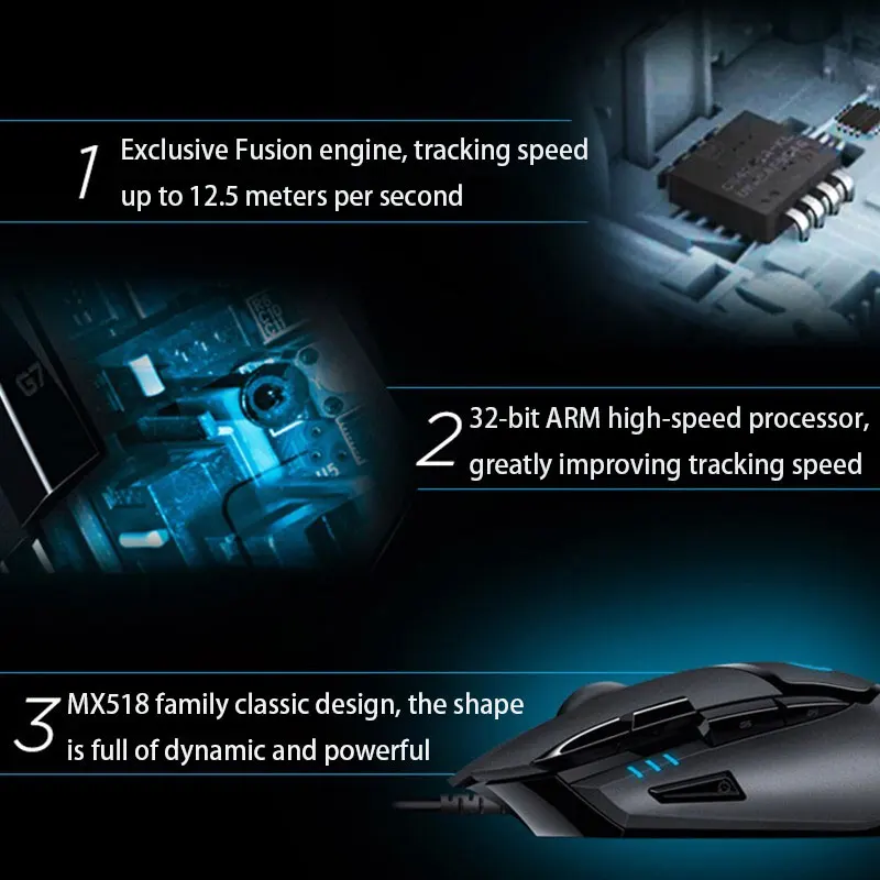 Logitech G402 Gaming Mouse E Sports Mechanical Sports Wired Mouse Tracking Fps Chicken Macro Programming Master Cyberpunk4000dpi Mice Aliexpress
