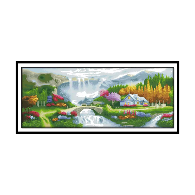 Counted Cross Stitch Kits Homeland Patterns Diy Needlework Kits 14ct 11ct Printed On Canvas