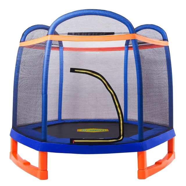 US $189.00 9143 Trampoline Children Household Indoor Trampoline Kids with Safety Net Spring Baby dan tiao chua