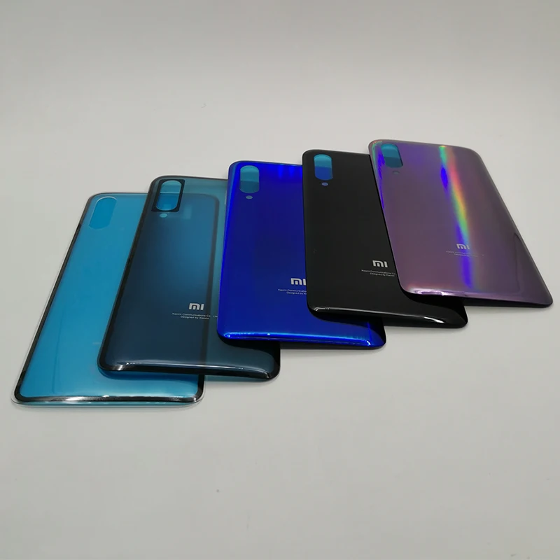 Xiaomi mi 9 mi 9 чехол для задней крышки батареи Чехол для задней стеклянной двери чехол для замены для Xiaomi mi 9 mi 9 чехол для телефона+ наклейка