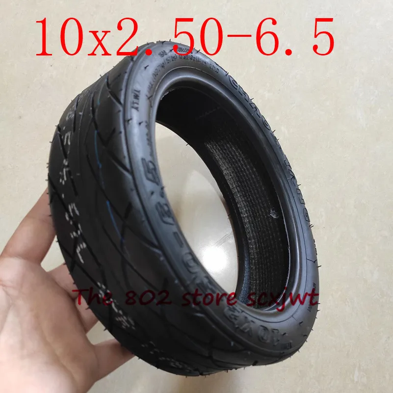 Высокая производительность 10x2.50-6,5 покрышка 10 дюймов бескамерные шины 1" утолщение шины для электрического самокат баланс автомобиля