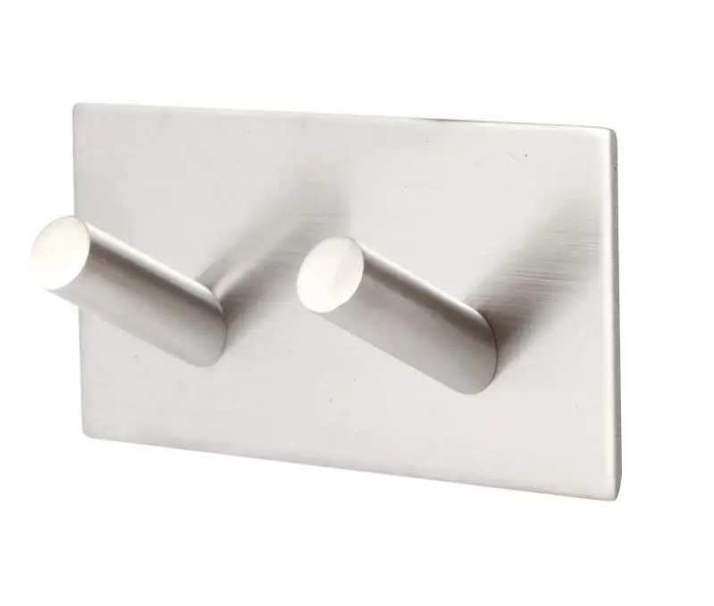 

30pcs Self Adhesive Wall Door Back Hooks Heavy Duty Stainless Steel Clothes Hanger Bathroom Kitchen Towel Rustproof Hook