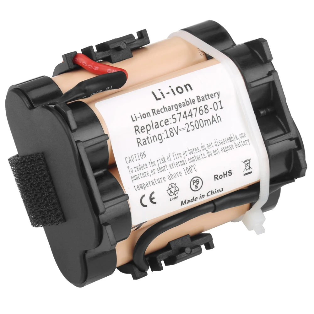 Bateria de Substituição para Jardim 18v 2500mah Apto para Flymo 1200r 1200r2013 1200r-201420232023 2023 2023