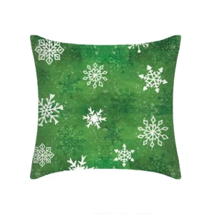 CANIRICA Рождественская наволочка для подушки рождественские украшения Чехлы на подушки для дома для гостиной Льняные декоративные подушки домашний декор - Цвет: As Picture